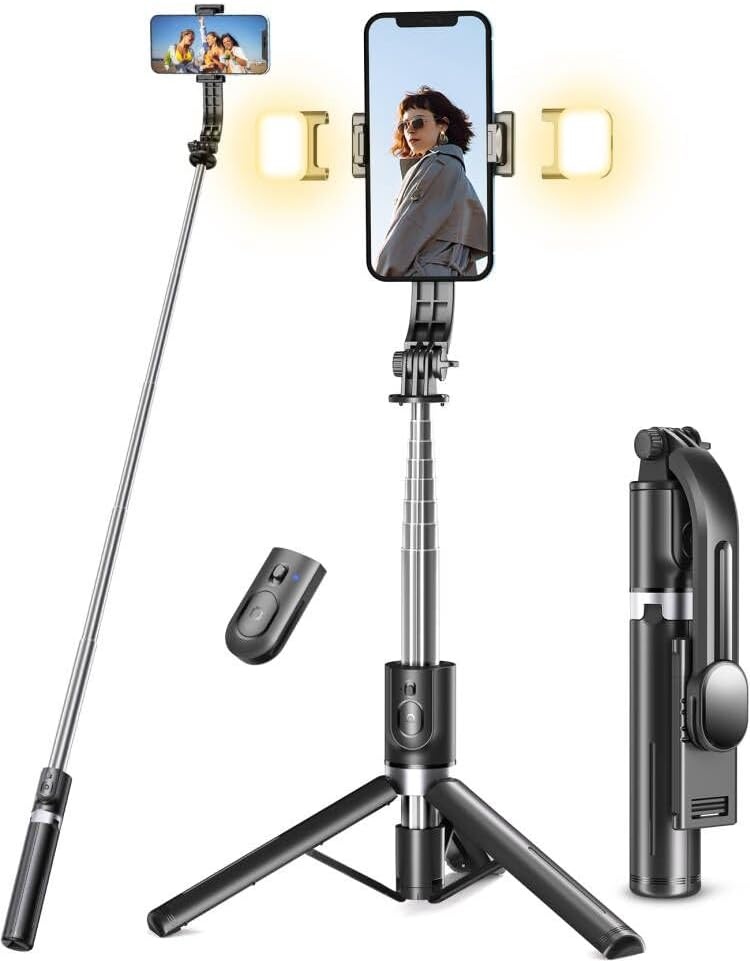 Pnitri 45-Inch Selfie Stick Tripod