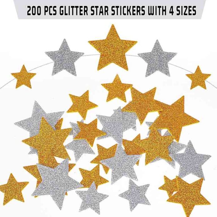 Glitter Foam Stickers
